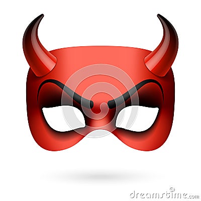 Devil mask Vector Illustration