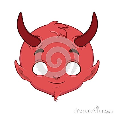 Devil mask for a series of occasions Vector Illustration