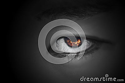 Devil's Eye Stock Photo