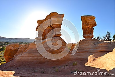 Devils garden, grand staircase escalante, utah, united states Stock Photo