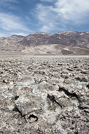 Devils Golf Course landscape Stock Photo