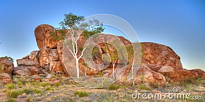 The Devils Marbles (Karlu Karlu), Northern Territory, Australia Stock Photo