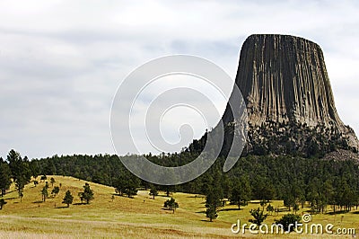 Devils Tower Stock Photo