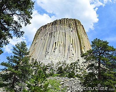 Devils Tower Wyoming Editorial Stock Photo