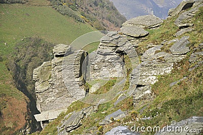 Devonian Limestone Rock Stock Photo