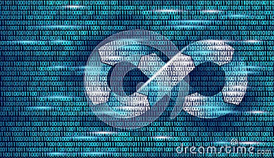 Devops software development operations infinity symbol. Programmer administration system life cycle quality. Coding Vector Illustration