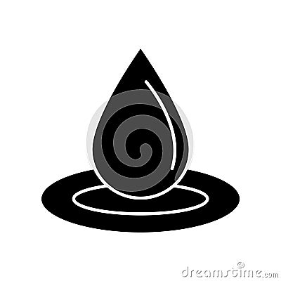 Dewdrop Glyph Style vector icon which can easily modify or edit Vector Illustration