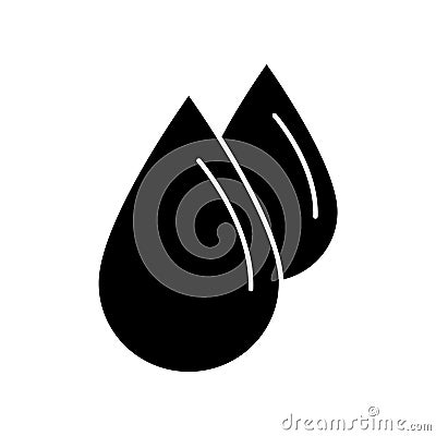 Dewdrop Glyph Style vector icon which can easily modify or edit Vector Illustration