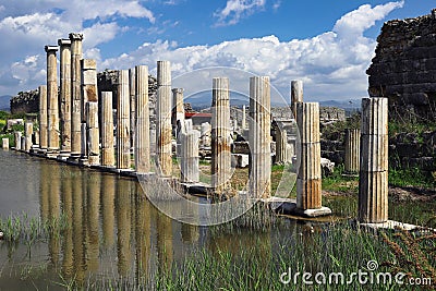 Magnesia antic city Stock Photo