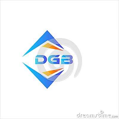 DGB abstract technology logo design on white background. DGB creative initials letter logo concept Vector Illustration