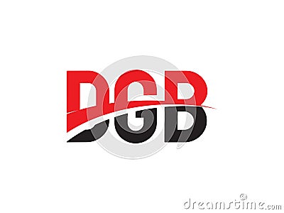 DGB Letter Initial Logo Design Vector Illustration Vector Illustration