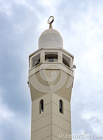 Dhaka, Bangladesh - 20 August 2021: Main Dome of Bangladeshi National Mosque Baitul Mukarram in Dhaka city Editorial Stock Photo