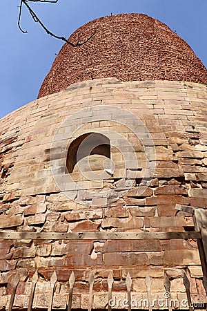 Dhamek Stupa, Sarnath, Varanasi Editorial Stock Photo