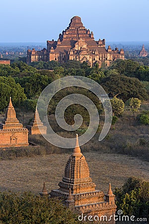 Dhammayangyi Temple - Bagan - Myanmar Stock Photo