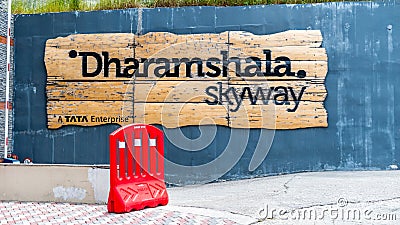 Dharamshala Skyway ropeway, McLeodganj, Himachal Pradesh Editorial Stock Photo