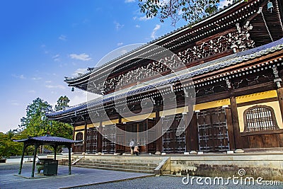 Dharma Hall (Hatto) at Nanzen-ji Temple in Kyoto Editorial Stock Photo