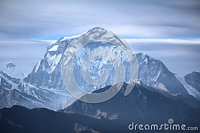 Dhaulagiri Stock Photo