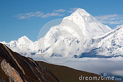 Dhaulagiri Stock Photo