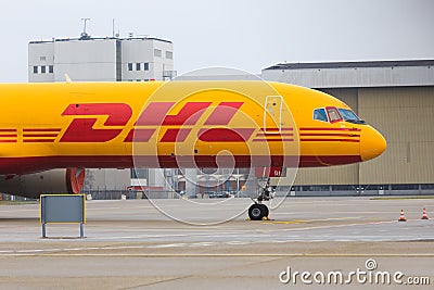 DHL Boeing 757 Editorial Stock Photo