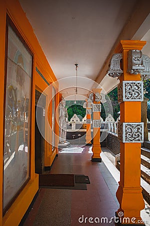 Dhowa Raja Maha Viharaya temple, Sri Lanka Editorial Stock Photo