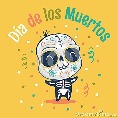 Dia de los Muertos. Vector Illustration