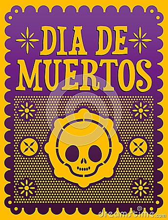 Dia de Muertos - Mexican Day of the death Vector Illustration