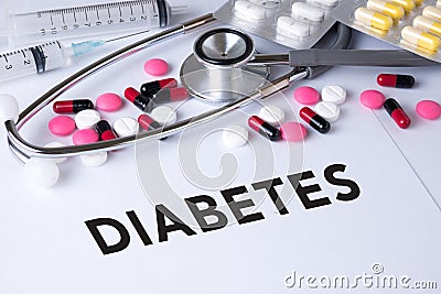 DIABETES CONCEPT Stock Photo