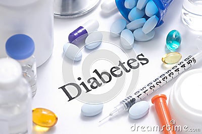 Diabetes Stock Photo