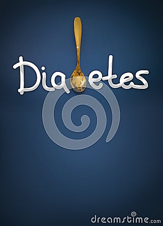 Diabetes - health hazard metaphor Stock Photo