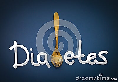 Diabetes - health hazard metaphor Stock Photo