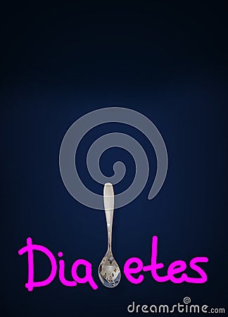 Diabetes - health hazard metaphor Stock Photo