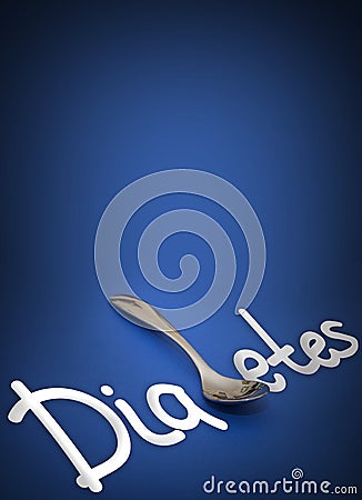 Diabetes - health hazard metaphor Stock Photo