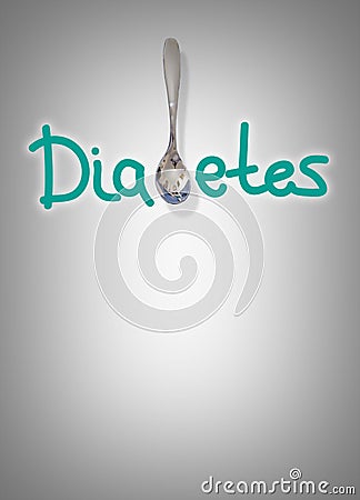 Diabetes - health hazard metaphor Stock Photo