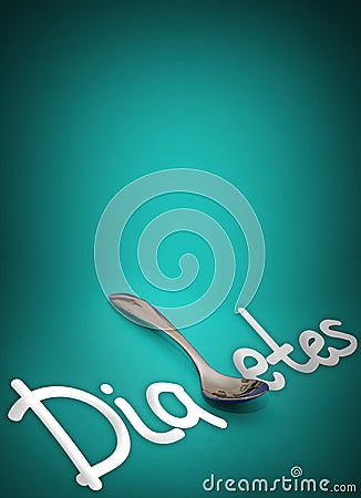 Diabetes - health hazard metaphor Stock Photo