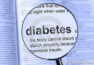 Diabetes Stock Photo