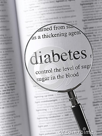 Diabetes Stock Photo