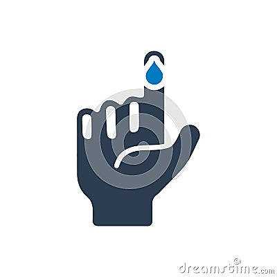 Diabetes Test Icon Vector Illustration