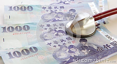 Diagnose Money situation Stock Photo