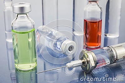 Diagnosis - Treatment and prevention. Medical Report with Compos Stock Photo