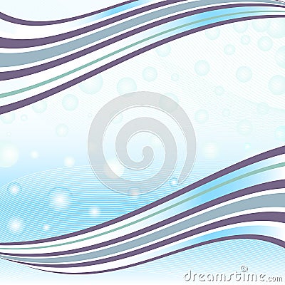 Diagonal gentle blue stripes background Vector Illustration