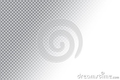 Diagonal gradient panel. Transparent fade square. Light angled shading. Vector checker background. Vector Illustration