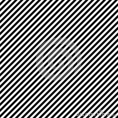 diagonal hatching pattern, black and white slanted lines - vector seamless repeatable texture Vector Illustration