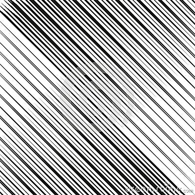 Diagonal lines pattern, dynamic black and white. Geometric abstract design. Monochrome vector background. Vector Illustration