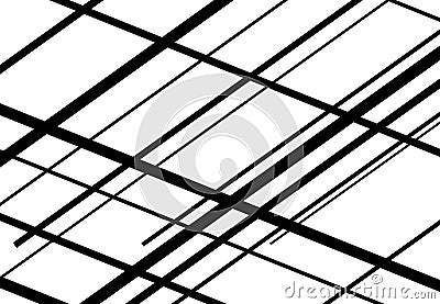 Diagonal, tilt, skew and oblique grid, mesh abstract background, pattern Vector Illustration