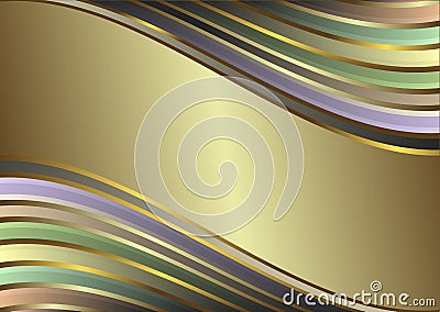 Diagonal wavy pastel stripes Vector Illustration