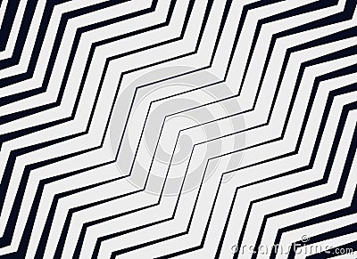 Diagonal zigzag vector pattern background Vector Illustration