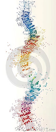 A diagram of a DNA microarray used for measuring the expression levels of thousands of genes simultaneously Stock Photo