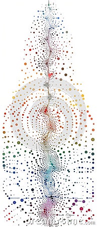 A diagram of a DNA microarray used for measuring the expression levels of thousands of genes simultaneously Stock Photo