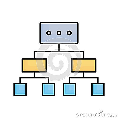 Diagram fill vector icon which can easily modify or edit Vector Illustration