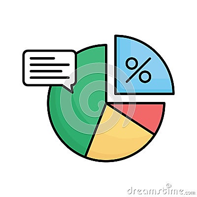 Diagram fill vector icon which can easily modify or edit Vector Illustration